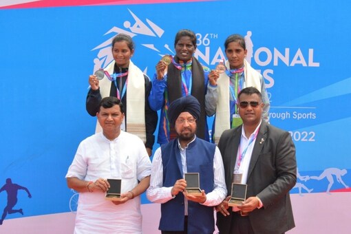 National Games Round-Up: Rupali Gangawane Wins Another Gold at Mallakhamb to Take Maharashtra To Second Spot  (IANS Image)