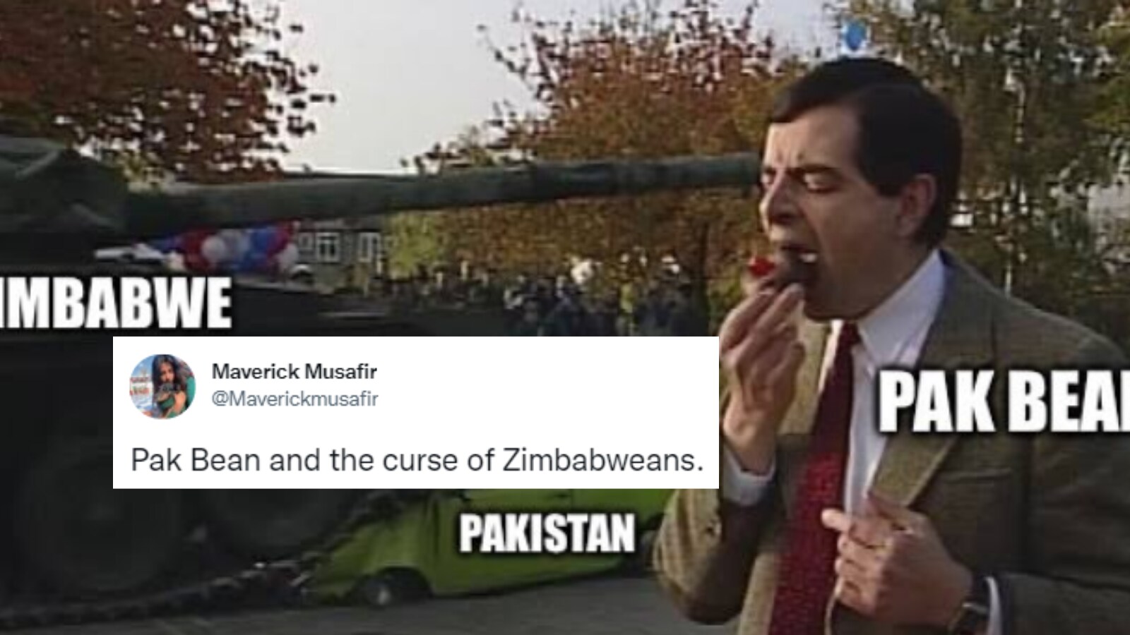 'Pak Bean Revenge Taken' Zimbabwe's Win Over Pakistan Has Put Mr Bean