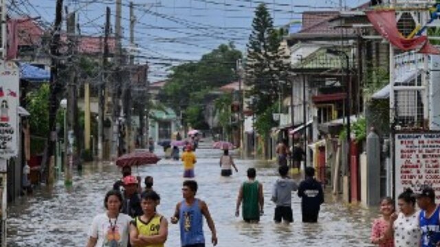 Philippines tsunami height