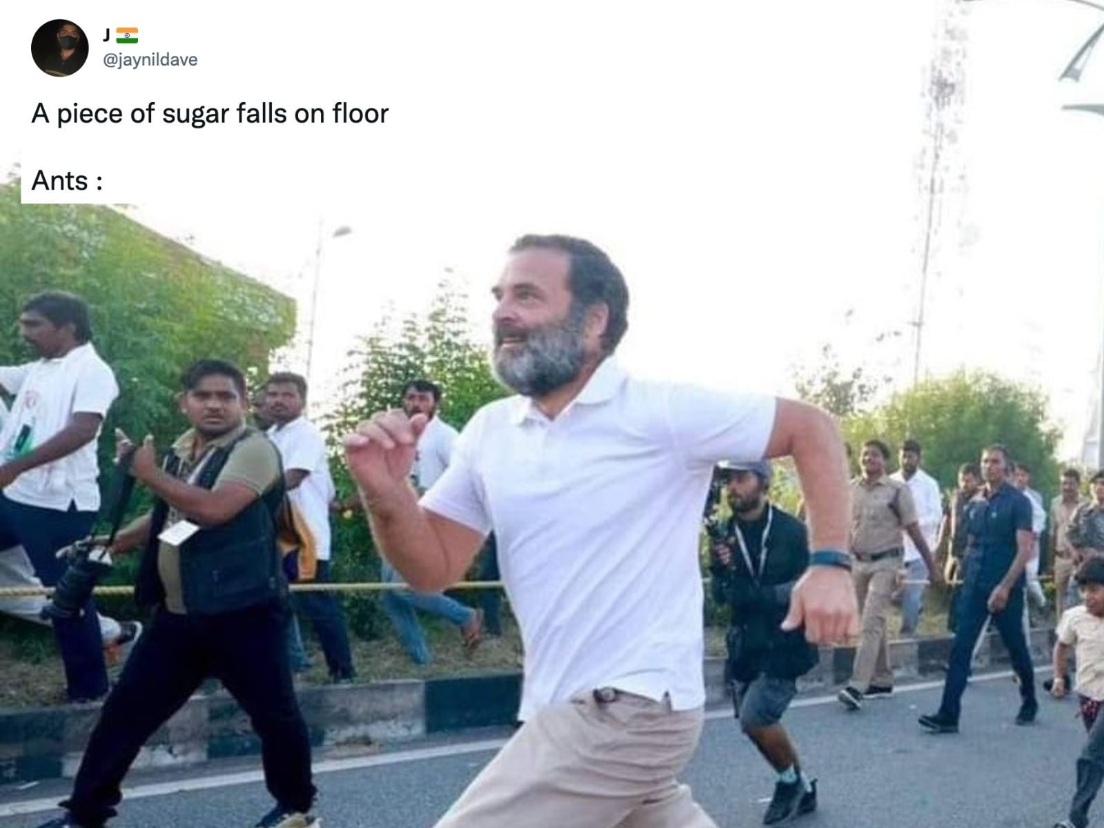 Rahul Gandhi's 'Morning Run' Spawns Hilarious Memes on the Internet Rahul Gandhi's 'Morning Run' Spawns Hilarious Memes on the Internet