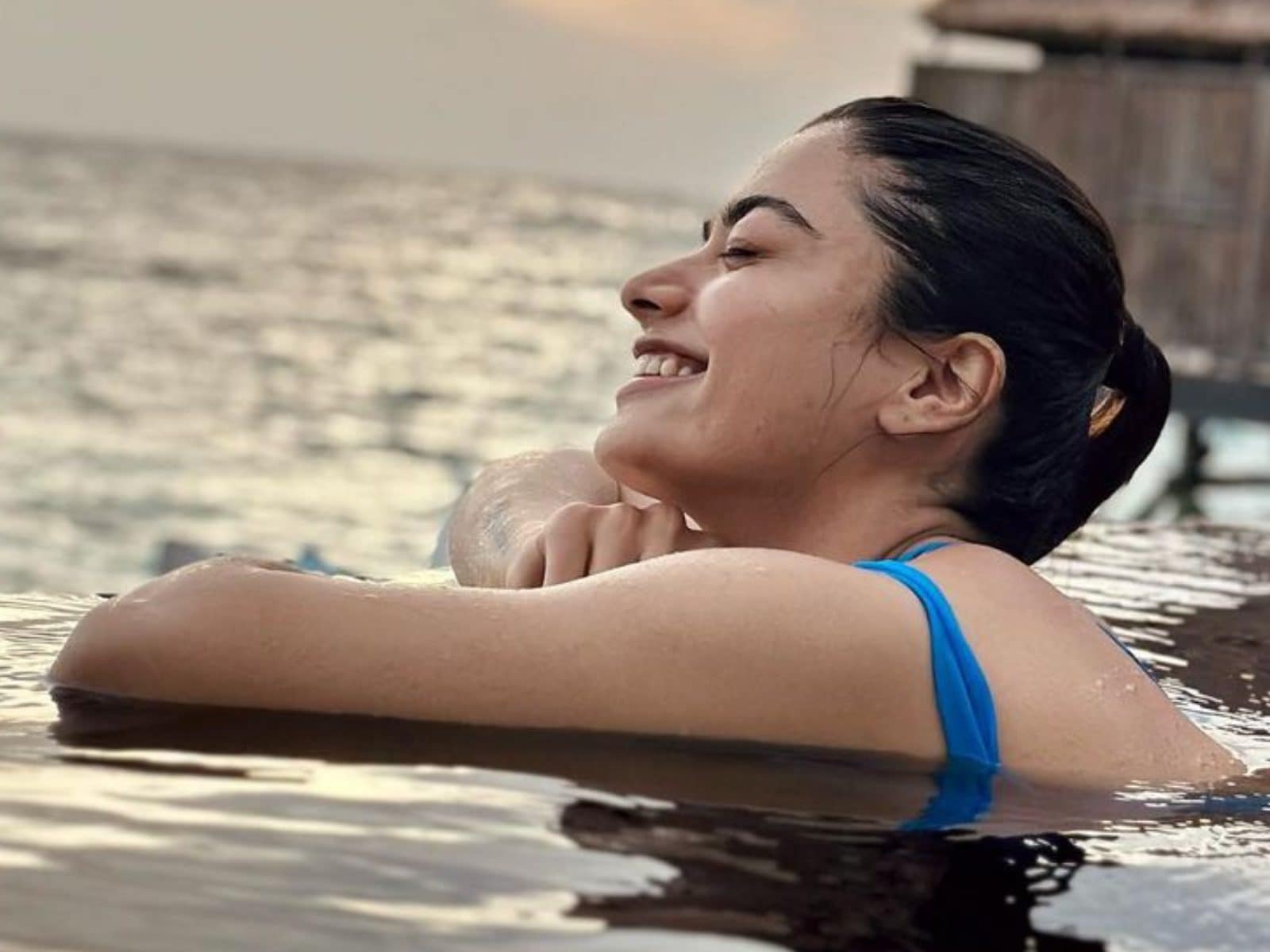 Mouni Roy sets the swimming pool on fire as she poses in a sexy bikini