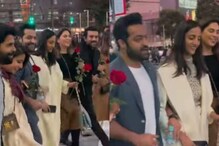 RRR Duo Ram Charan and Jr NTR Walk Hand-In-Hand With Their Better Halves In Japan; Watch