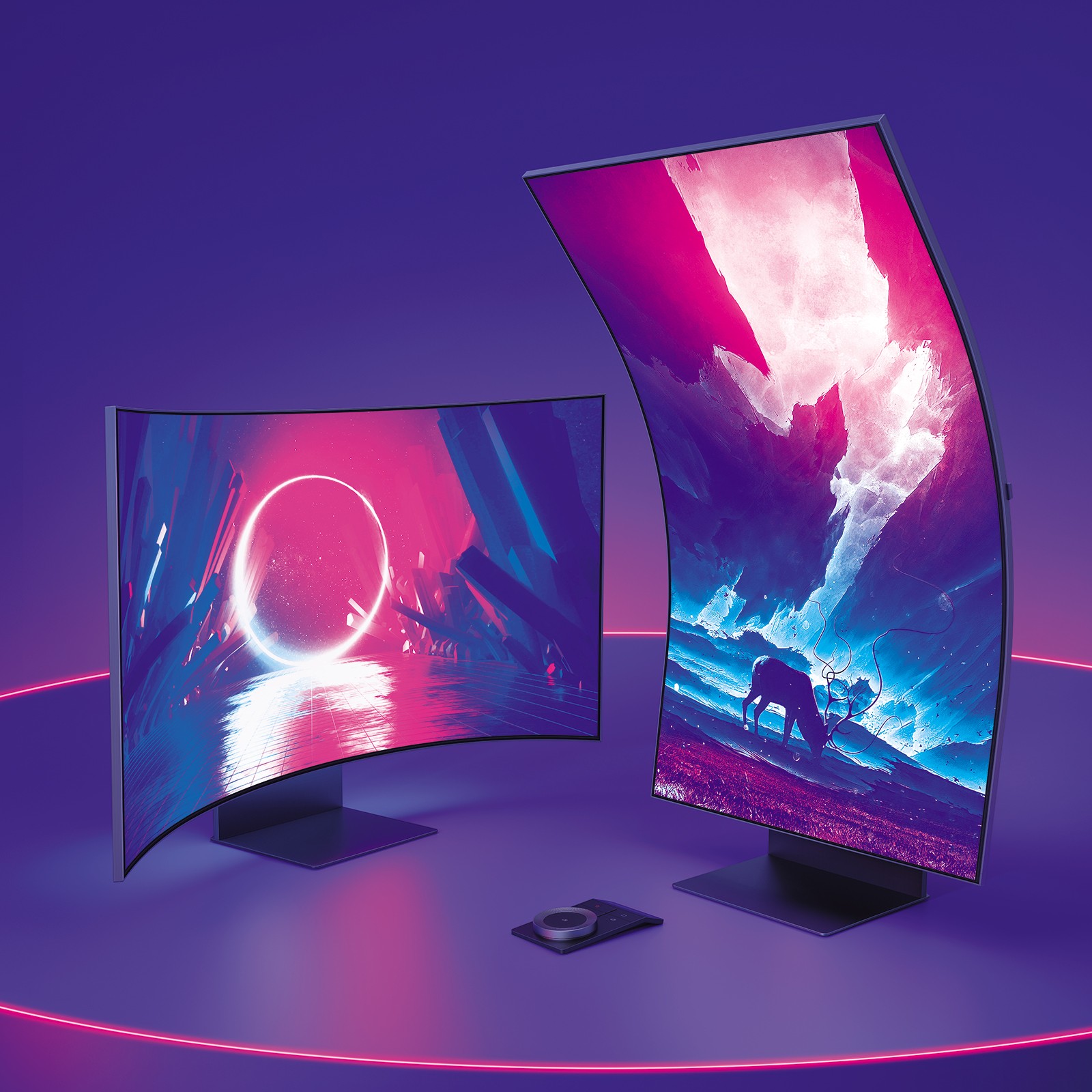 Samsung Odyssey Ark Gaming Monitor With 55-Inch 4K Display