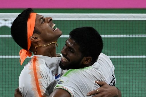 Satwiksairaj Rankireddy and Chirag Shetty (AFP Photo)