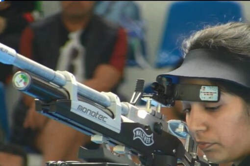 Ramita won 10m air rifle gold (Twitter)