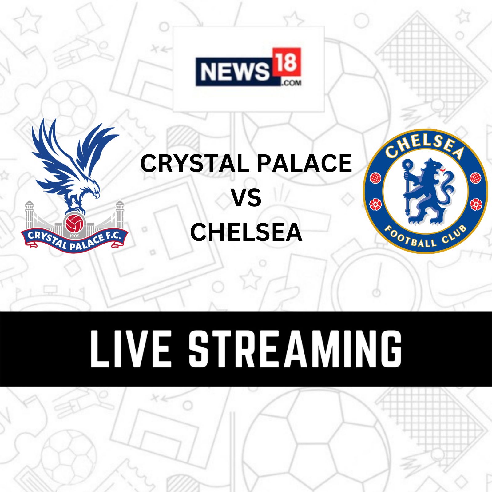 Crystal Palace vs Chelsea Live Streaming When and Where to Watch Crystal Palace vs Chelsea Premier League 2022-23 Live Coverage on Live TV Online