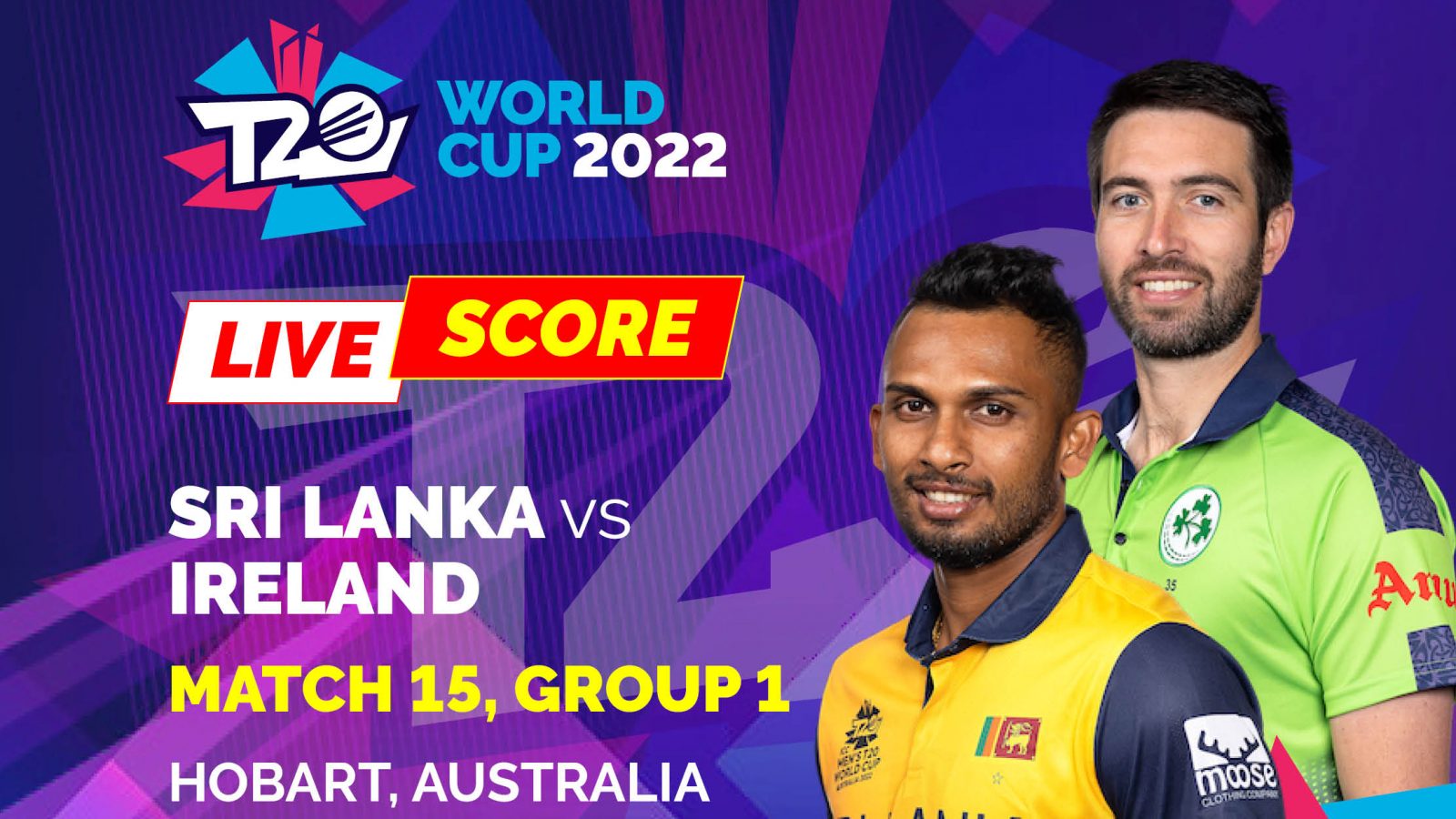 Sri Lanka vs Ireland Live Score, T20 World Cup 2022, Match 15 Ireland