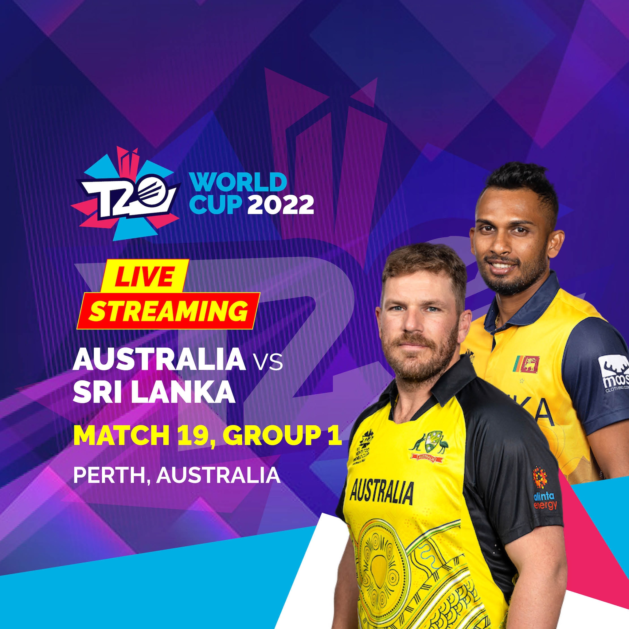 Australia vs Sri Lanka Live Streaming Cricket When and Where to Watch ICC T20 World Cup 2022 Match Live Coverage on Live TV Online