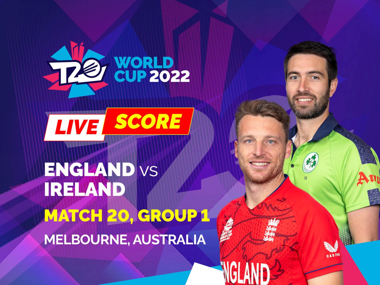 ENG vs IRE Highlights, T20 World Cup 2022, Match 20 Ireland Upset England by 5 Runs With Help of Rain at MCG