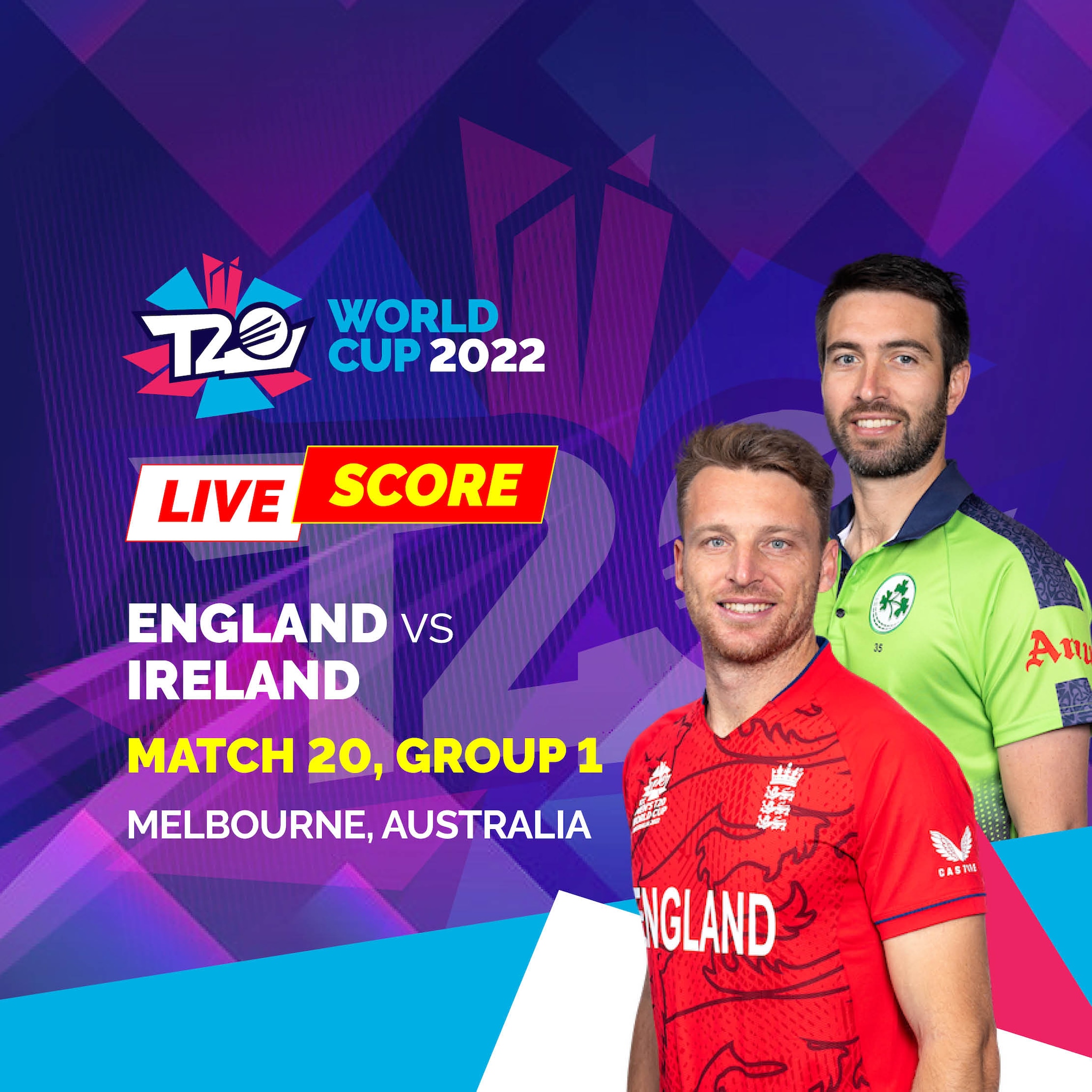 ENG vs IRE Highlights, T20 World Cup 2022, Match 20 Ireland Upset England by 5 Runs With Help of Rain at MCG