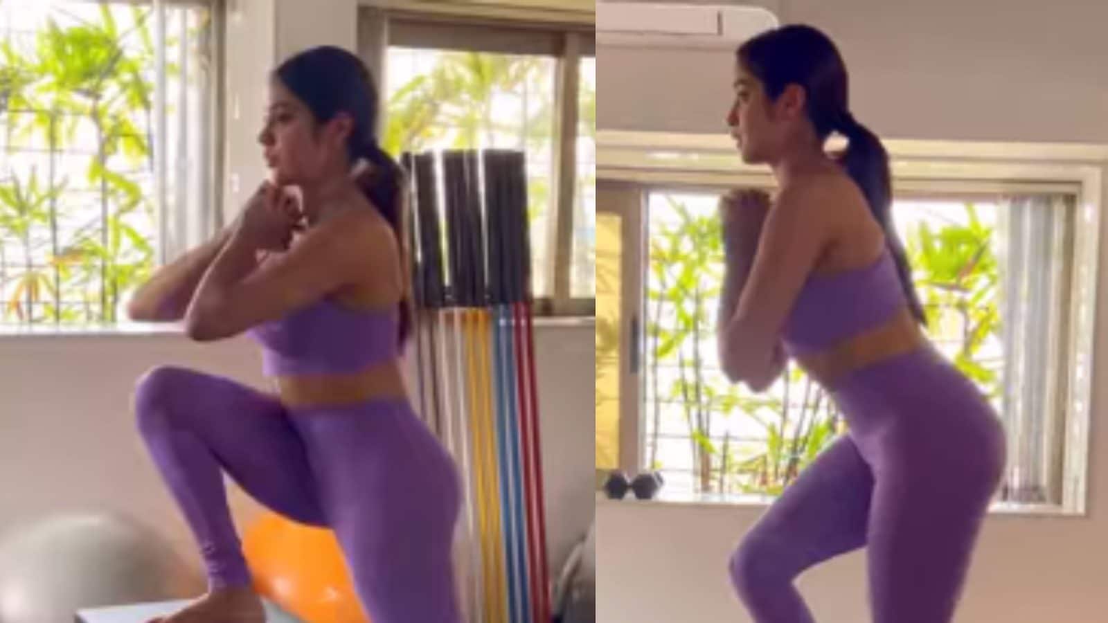 Janhvi Kapoor Practices Pilates in New Video, Trainer Namrata Purohit Calls Her ‘Strong and Beautiful’; Watch
