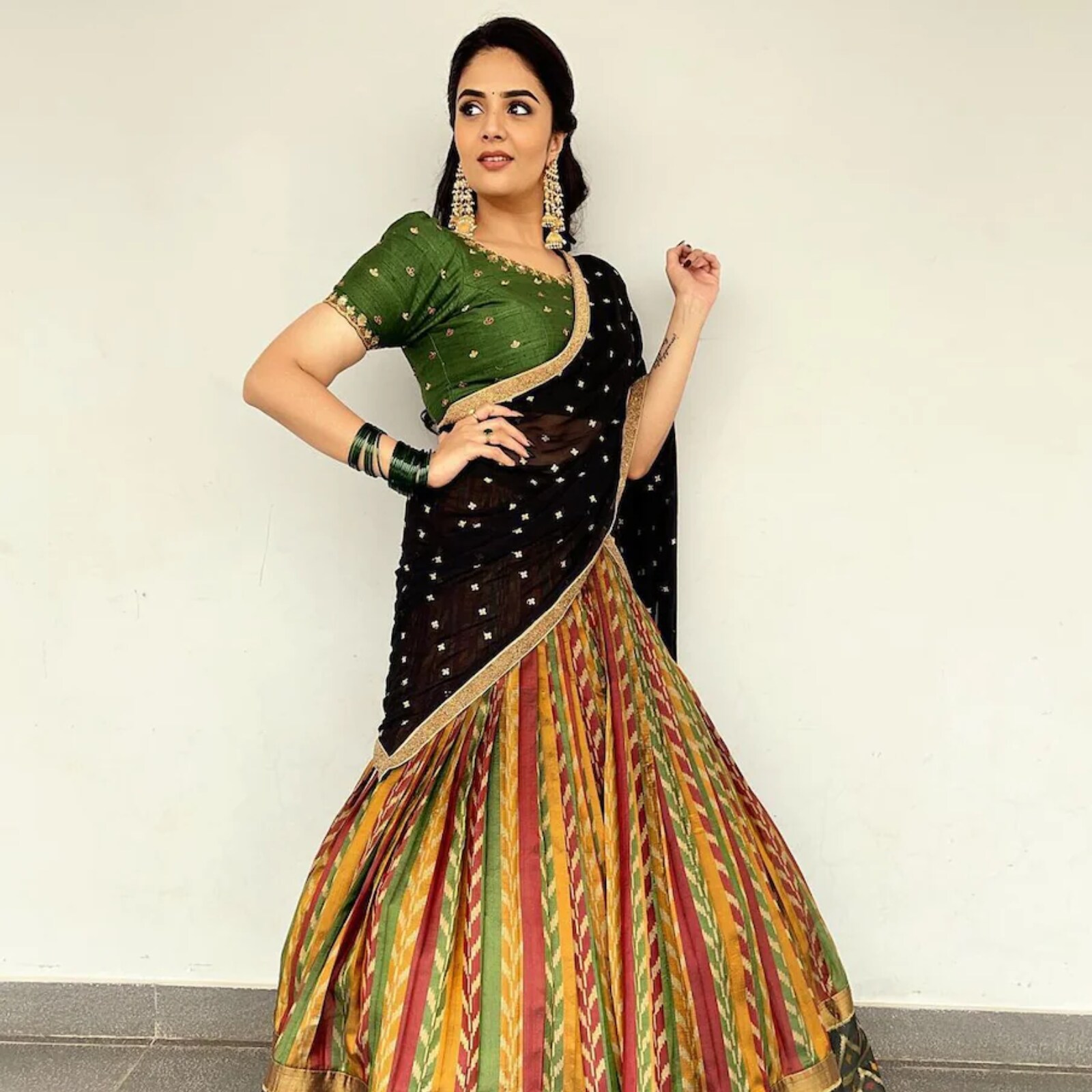 Swara Enterprise Self Design Semi Stitched Lehenga Choli - Buy Swara  Enterprise Self Design Semi Stitched Lehenga Choli Online at Best Prices in  India | Flipkart.com