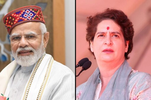 The BJP's campaign is led by PM Modi, while Priyanka Gandhi Vadra is leading the march for the Congress in Himachal Pradesh. (Twitter)