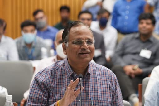 AAP leader Satyendar Jain was arrested in connection to a money laundering case.