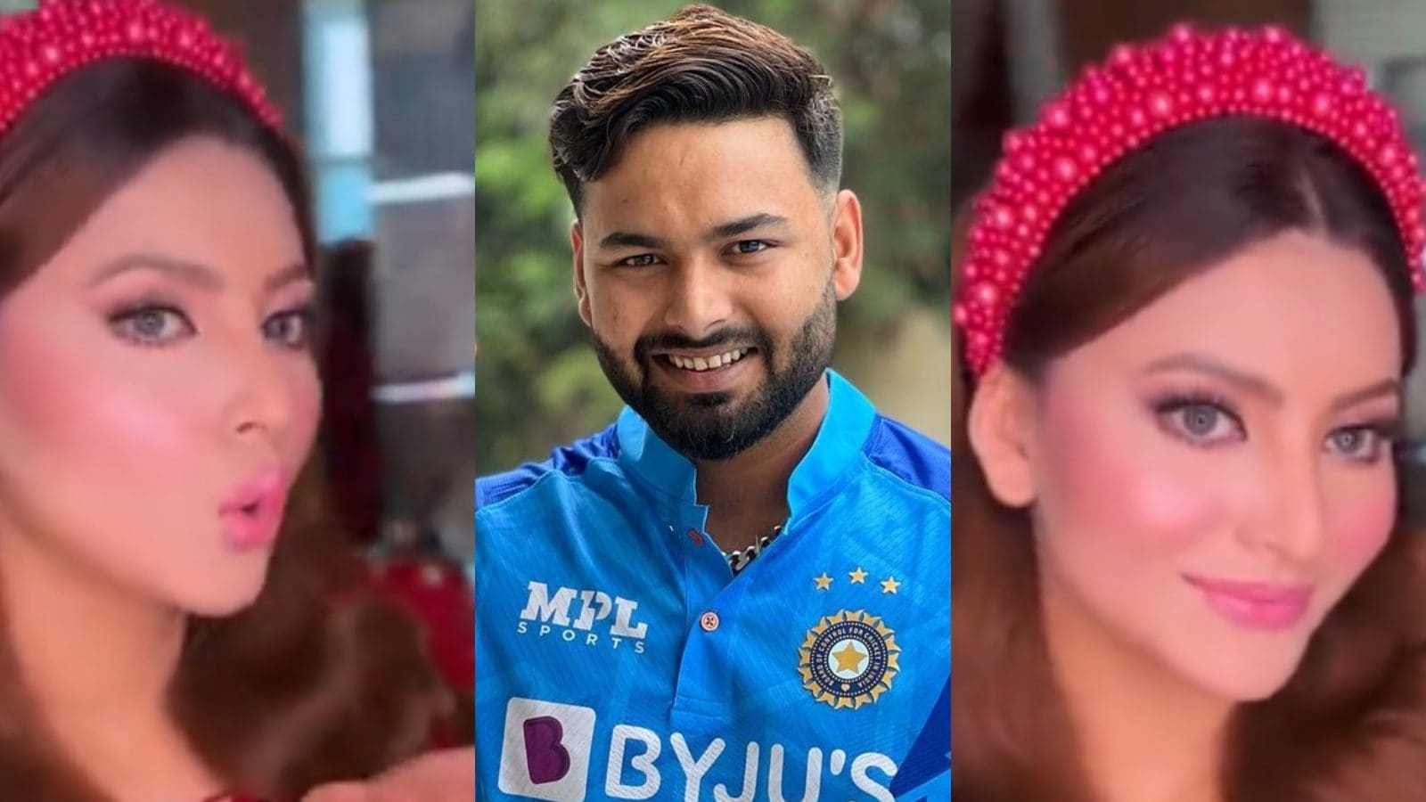 On Rishabh Pants Birthday Urvashi Rautela Has Special Message Gives Flying Kiss In Viral Video 9866