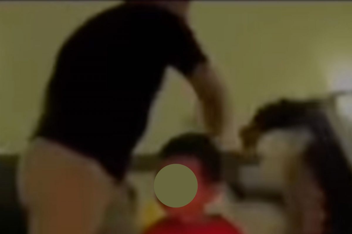 Heart-wrenching Video Shows Husband Beating Wife In Front of Child, Netizens Angered