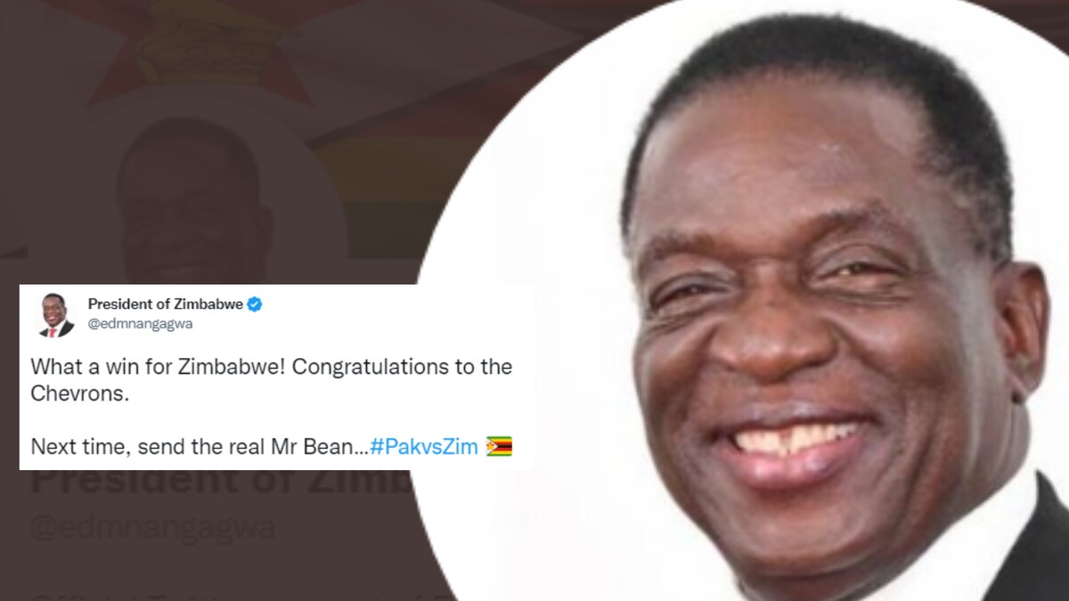 President of Zimbabwe Trolls Pakistan With 'Fake Mr Bean' Meme after