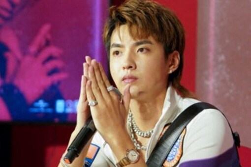 This photo taken on October 25, 2018 shows Chinese-Canadian ex-pop star Kris Wu, also known as Wu Yifan in Chinese, attending an event in Beijing. (AFP)