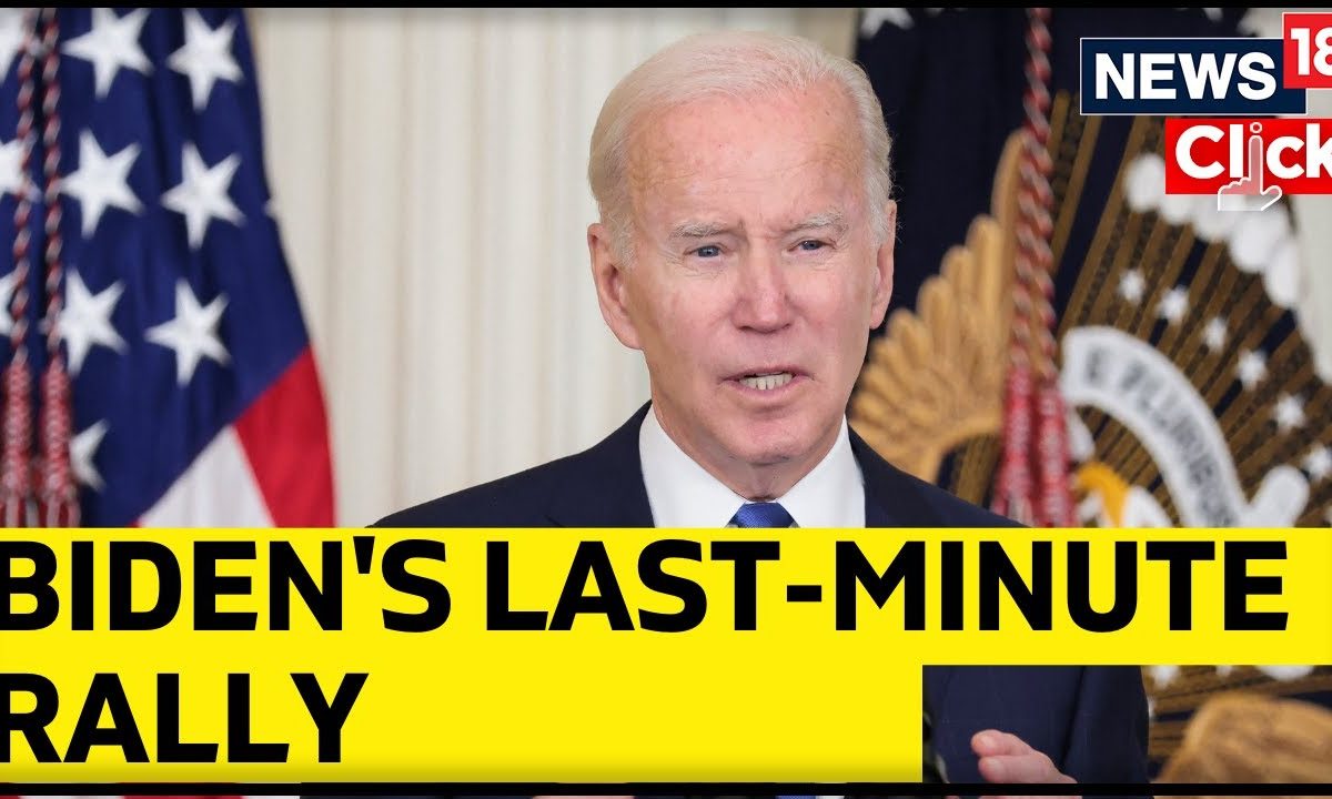 US Polls 2024 US President Joe Biden Plans LastMinute Rally Blitz