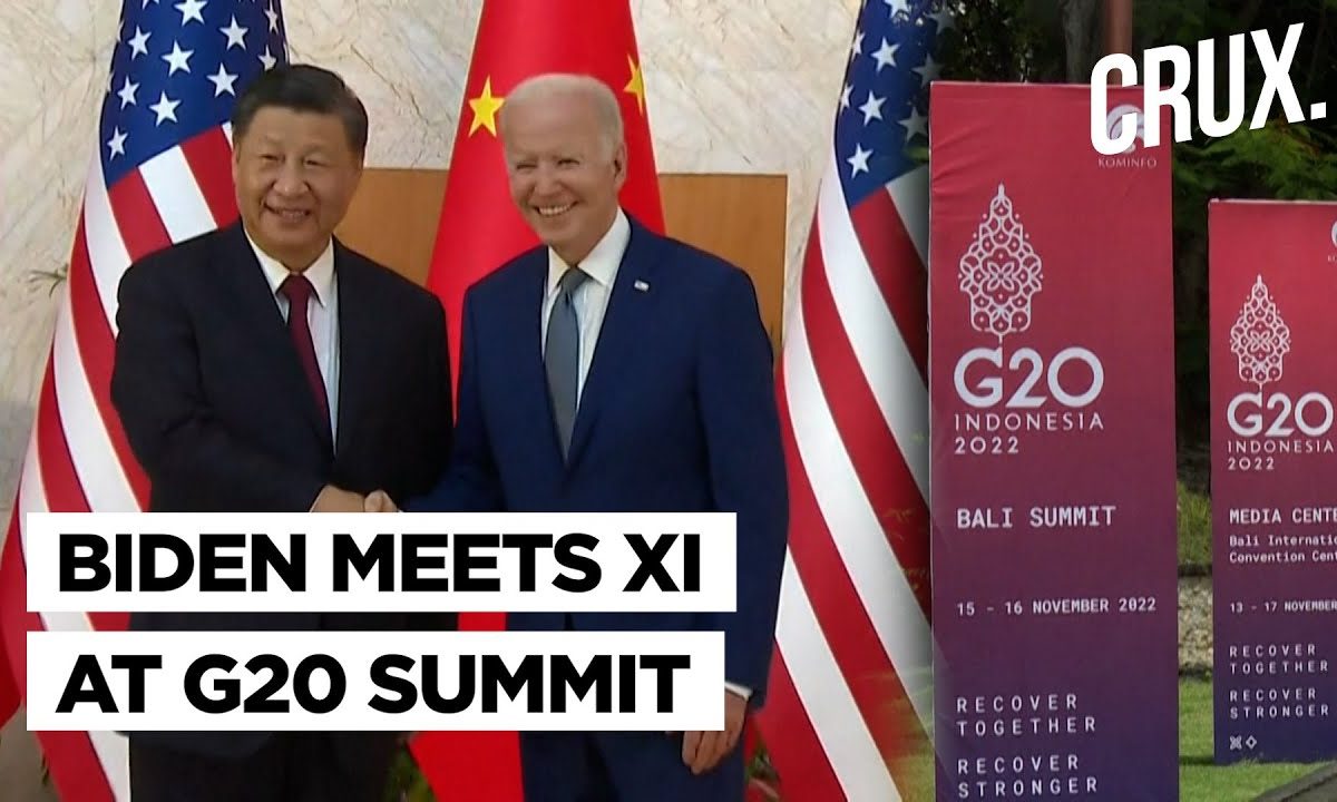 G20 Summit L US President Joe Biden Meets China’s Xi Jinping L Taiwan ...