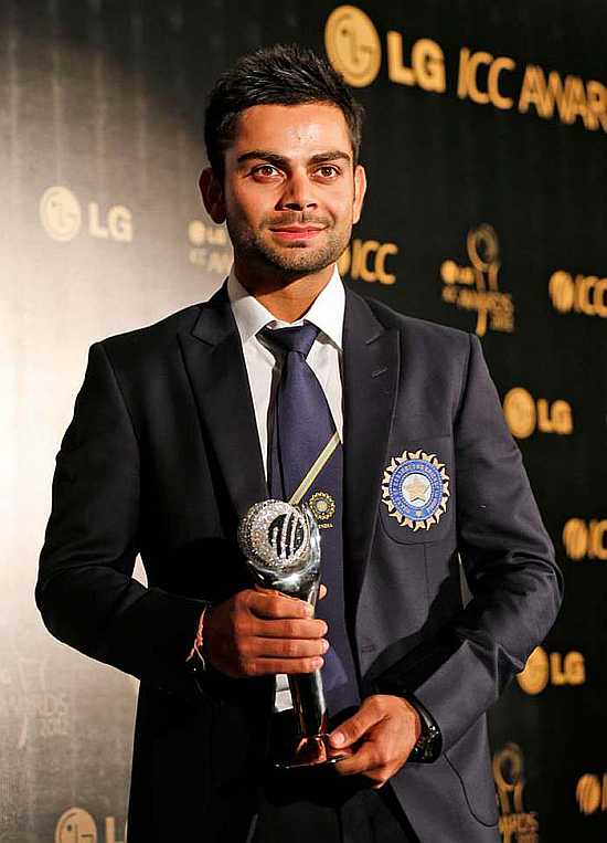 कोहली ने 2012 में ICC ODI क्रिकेटर ऑफ द ईयर जीता