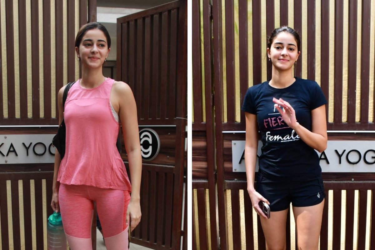 Ananya Panday Looks Smart And Chic In Black Sports Bra And Leggings, See  Her Hottest Athleisure Outfits - News18