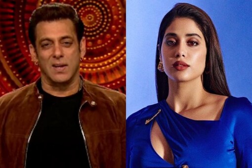 Janhvi Kapoor promotes her film Mili at Salman Khan's Bigg Boss 16.