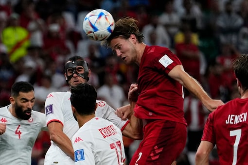 Tunisia put up a solid defensive show against Denmark (AP Image)