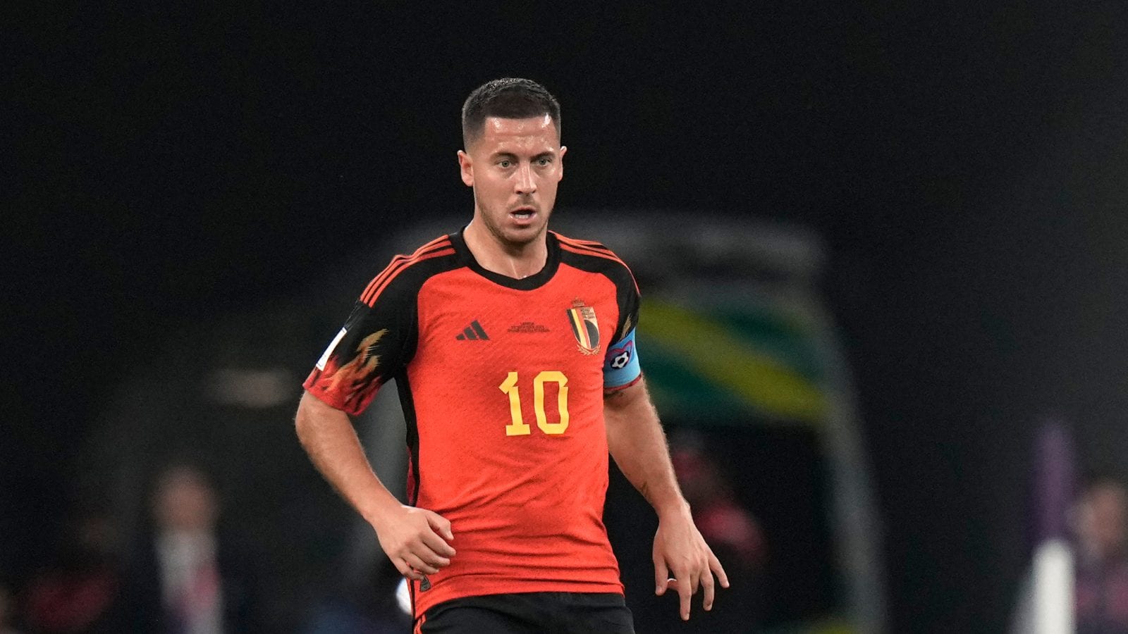2022 Fifa World Cup Qatar Belgium Home Shirt No 10 Eden Hazard Jersey