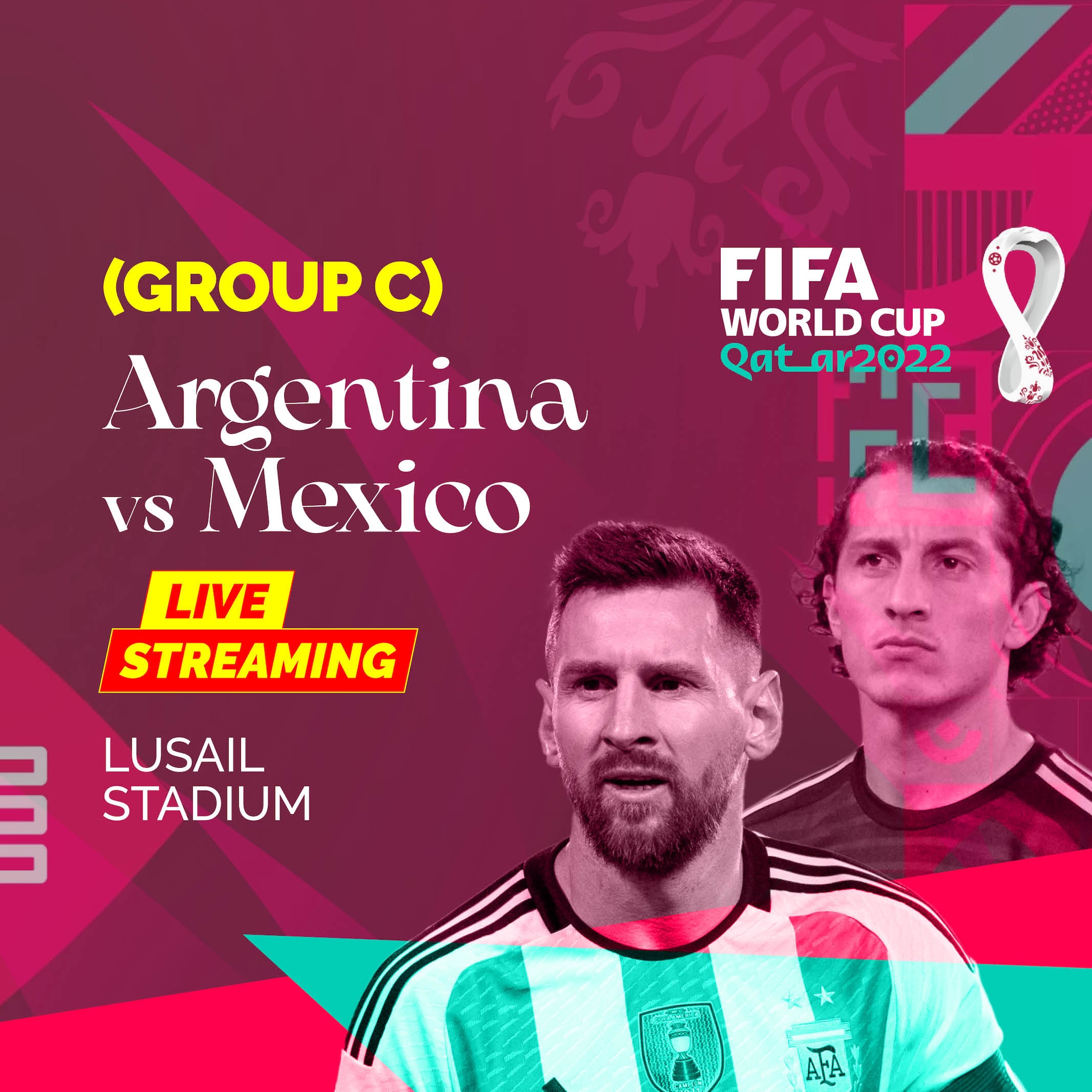 Argentina vs Mexico Live Streaming FIFA World Cup 2022 When and Where to Watch ARG vs MEX Live Coverage on Live TV Online