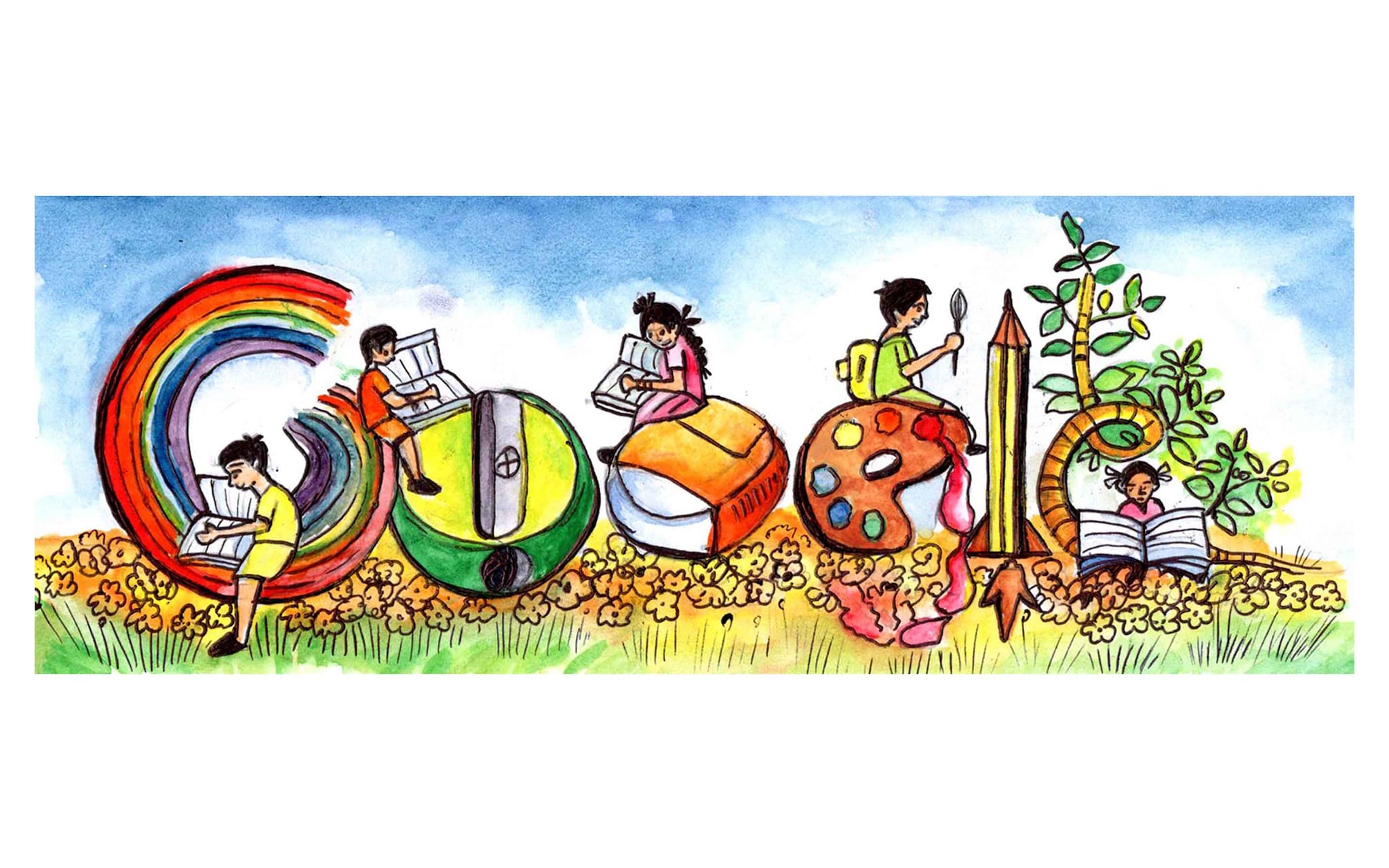 Beryl TV google-doodle-group-1-2 Kolkata’s Shlok Mukherjee is India’s Winner for Doodle for Google 2022 Google 