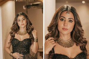 Hina Khan Makes A Case For Sequins In Black And Golden Outfit, Check Out The Diva's Gorgeous Pictures