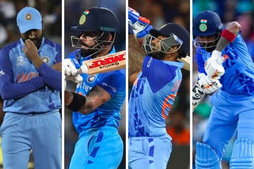 (From left) Rohit Sharma, Virat Kohli, Suryakumar Yadav and KL Rahul. (Agencies)