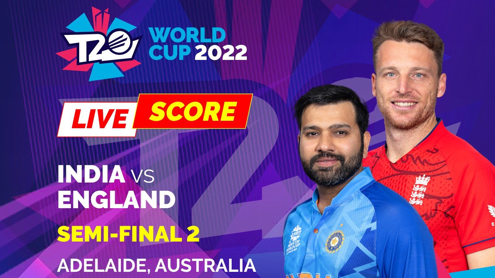 IND Vs ENG LIVE Score, T20 World Cup 2022: Jos Buttler, Alex Hales Help