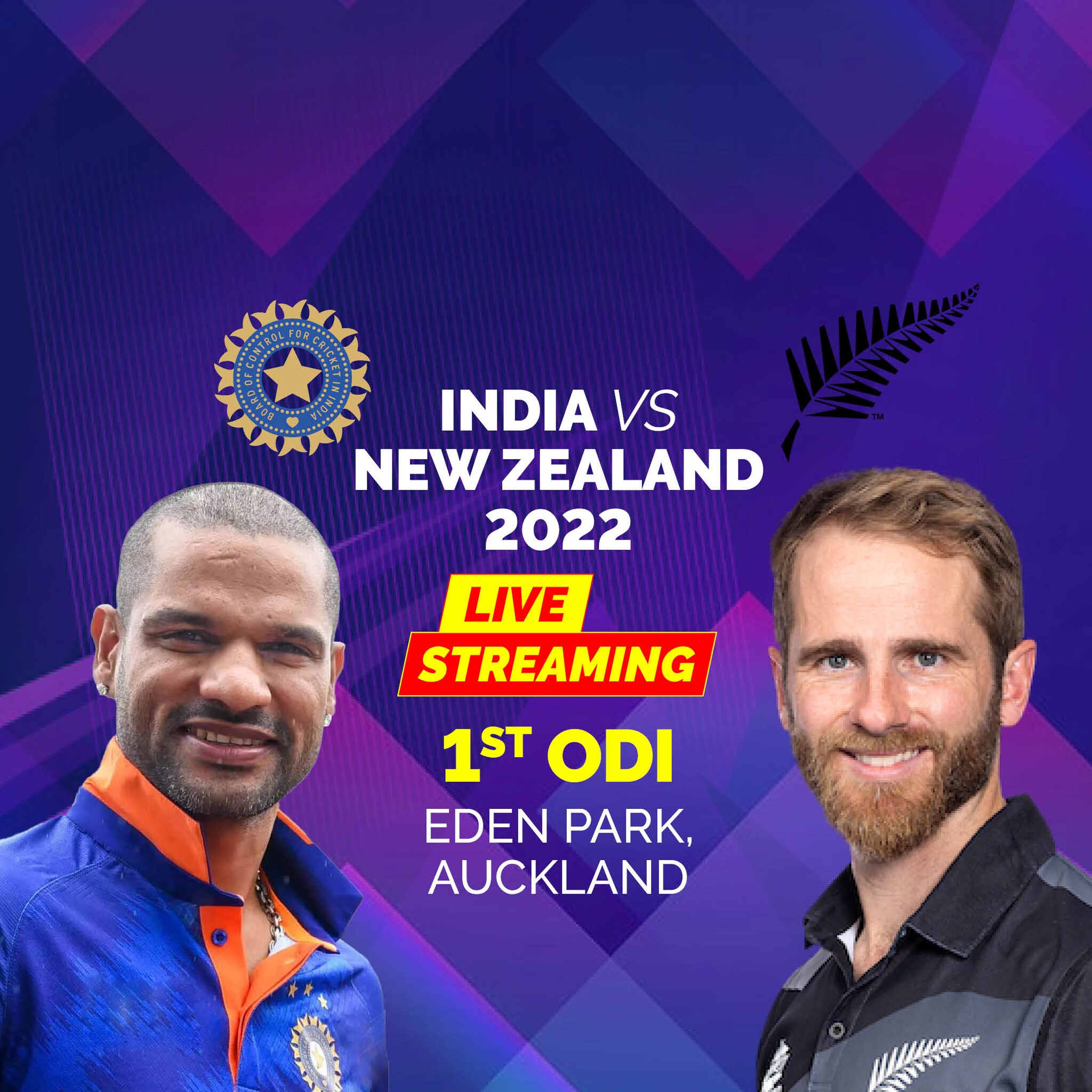 Live Streaming India vs New Zealand 1st ODI, When and Where to Watch Live Coverage on Live TV Online