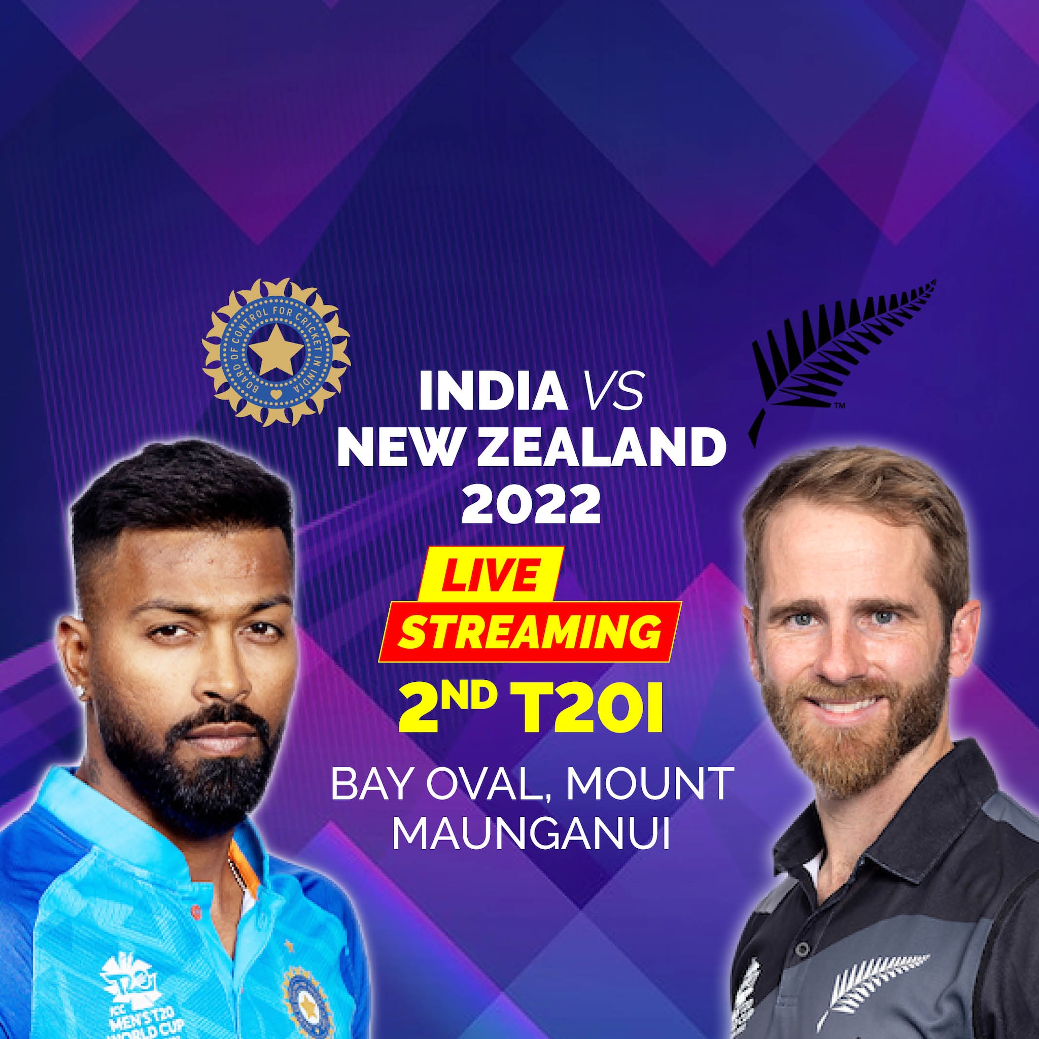 India vs New Zealand Live Streaming 2nd T20I When and Where to Watch IND vs NZ Match Live Coverage on Live TV Online