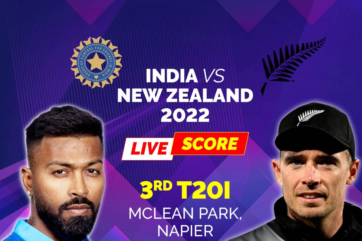 IND vs NZ 2022 Highlights, 3rd T20 Match Ends in a Tie Due to Rain, India Win Series 1-0
