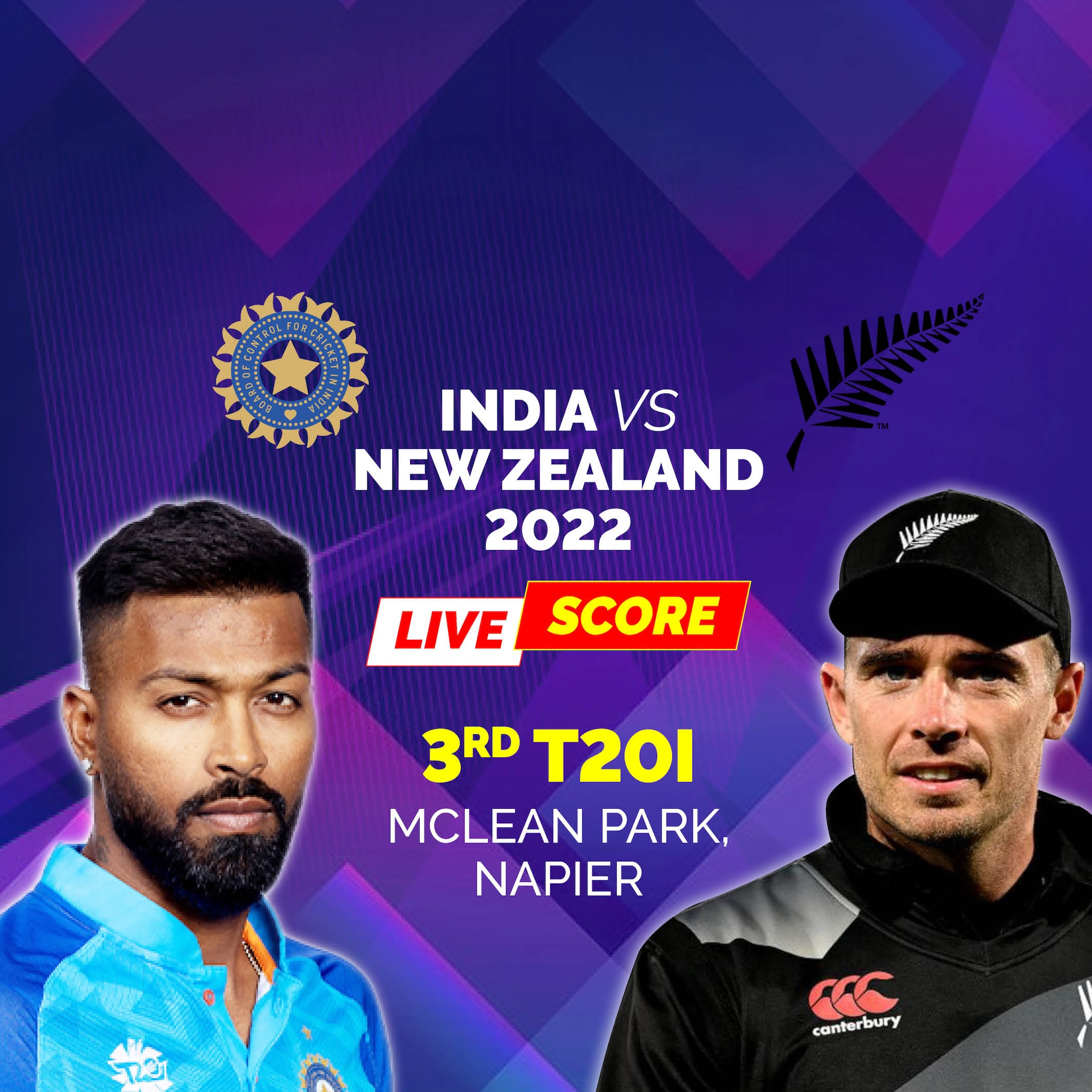 IND vs NZ 2022 Highlights, 3rd T20 Match Ends in a Tie Due to Rain, India Win Series 1-0
