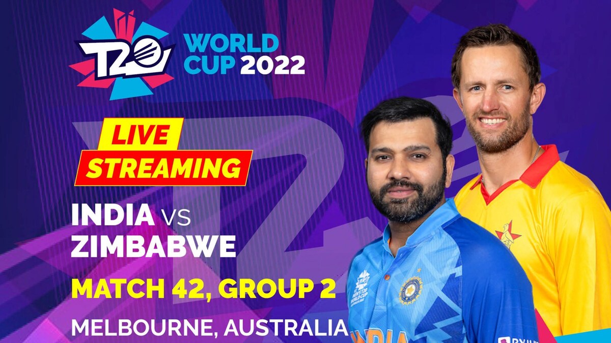 India vs Zimbabwe Live Cricket Streaming How to Watch T20 World Cup