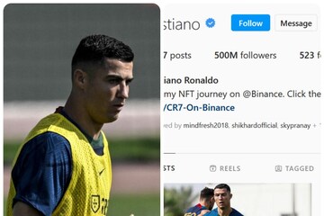 Cristiano Ronaldo Hits 501 Million Instagram Followers After Viral