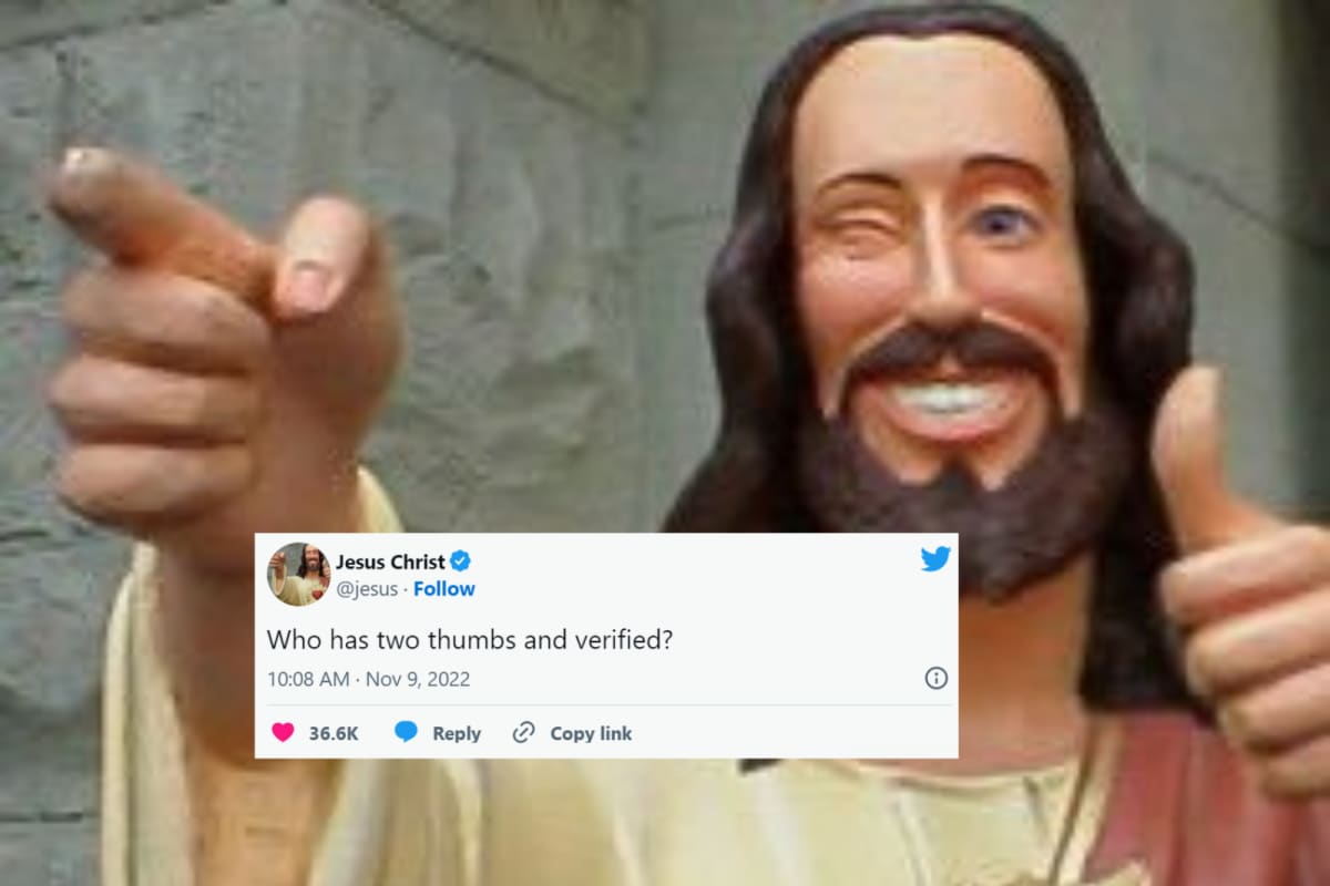 Blue tick saga: Jesus Christ gets verified Twitter account. Thanks to Elon  Musk - Hindustan Times