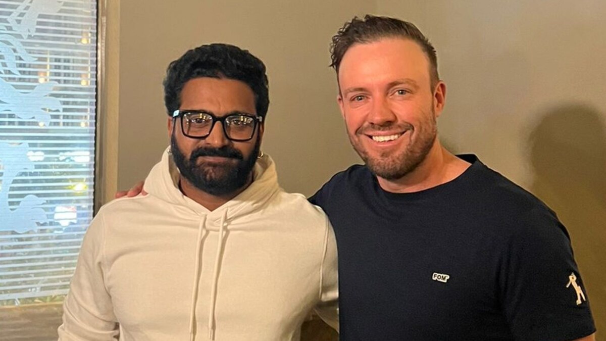 Kantara Actor Rishabh Shetty Meets AB de Villiers; Royal Challengers Bangalore Fans Go Crazy