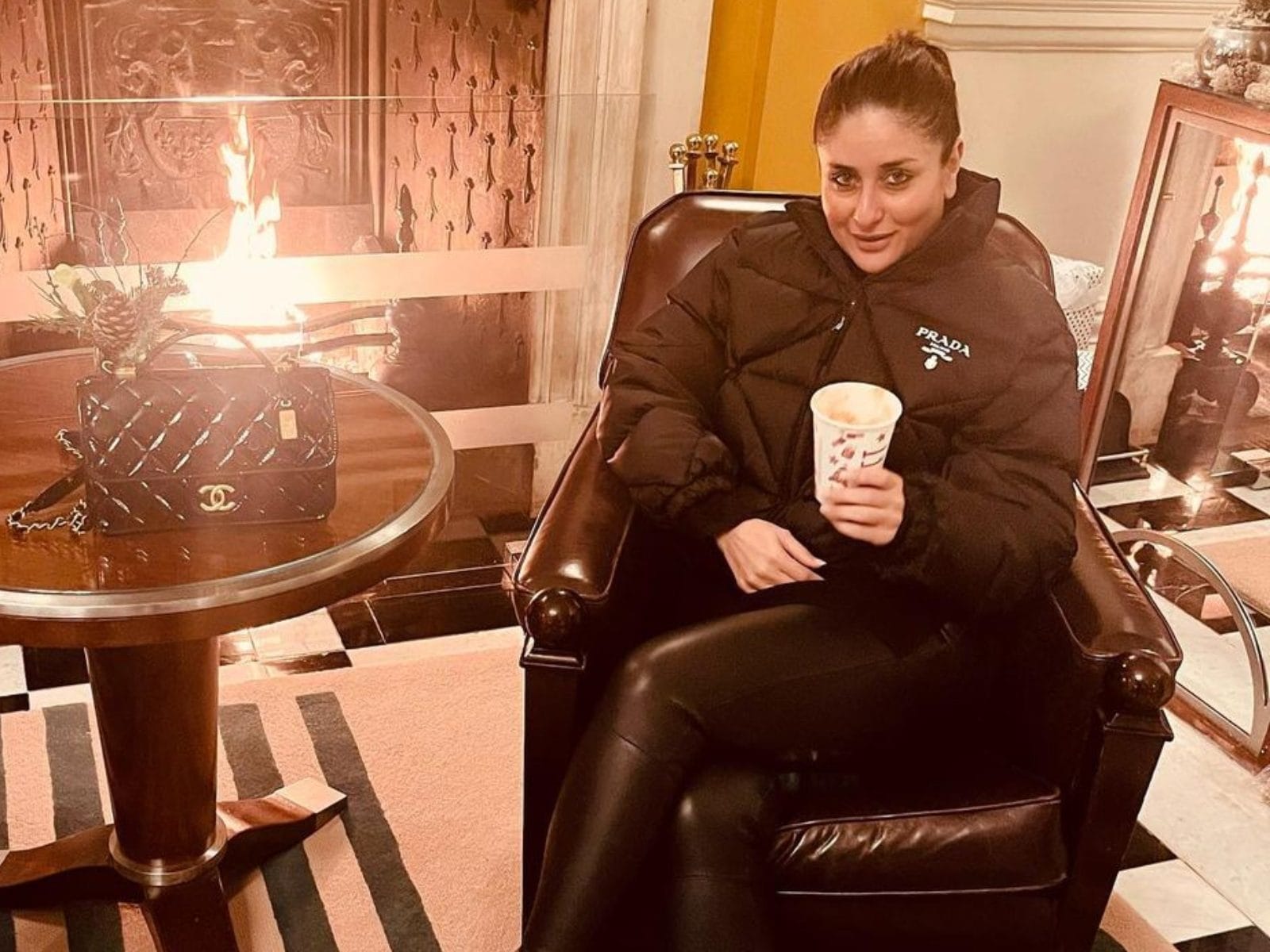 Is Kareena Ki Sexy Video - Kareena Kapoor Serves Hot Winter Look in Stylish Jacket, Leather Pants And  Boots; Pics Go Viral - News18