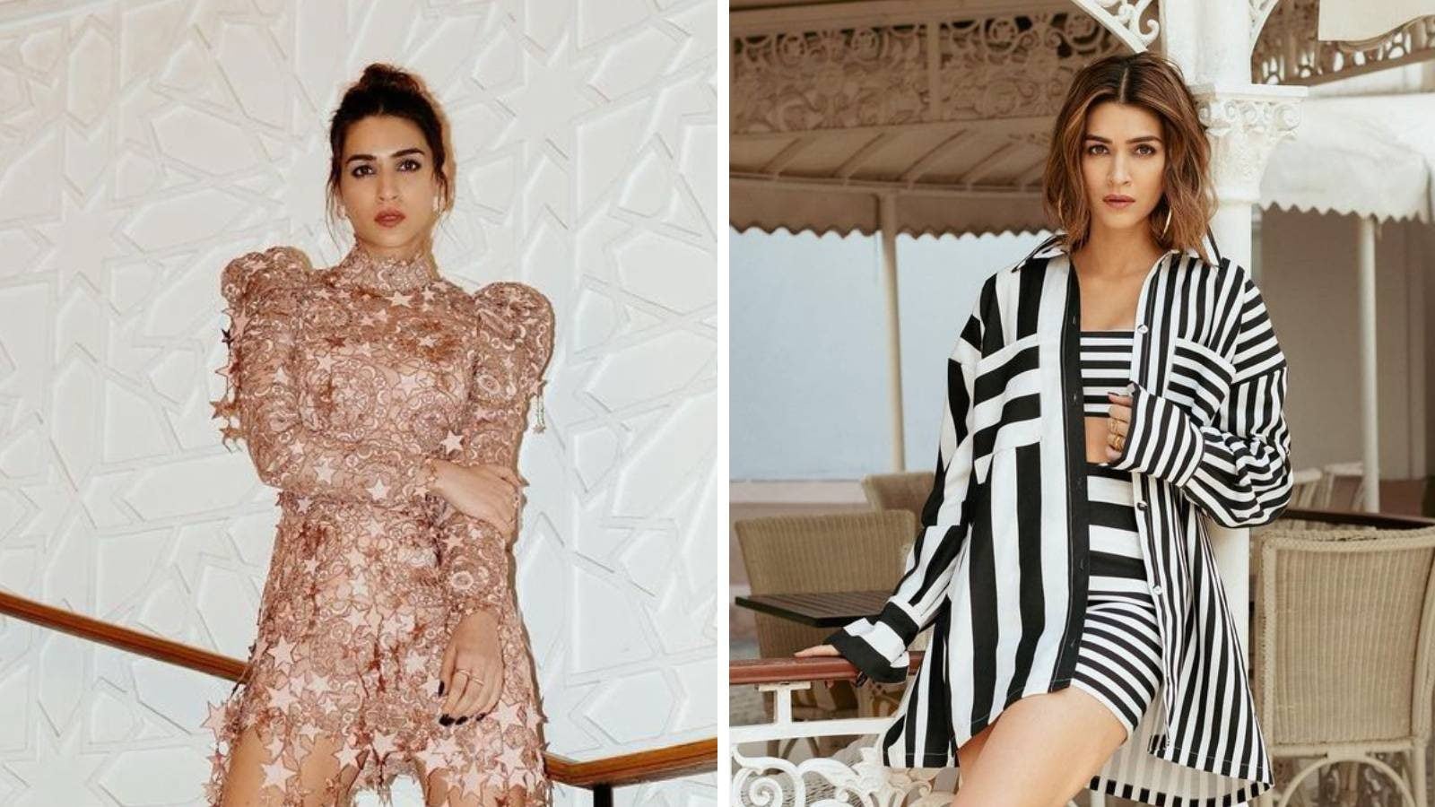 Kriti Sanon Oozes Sexiness In Stylish Dresses And Smart Suits During ...
