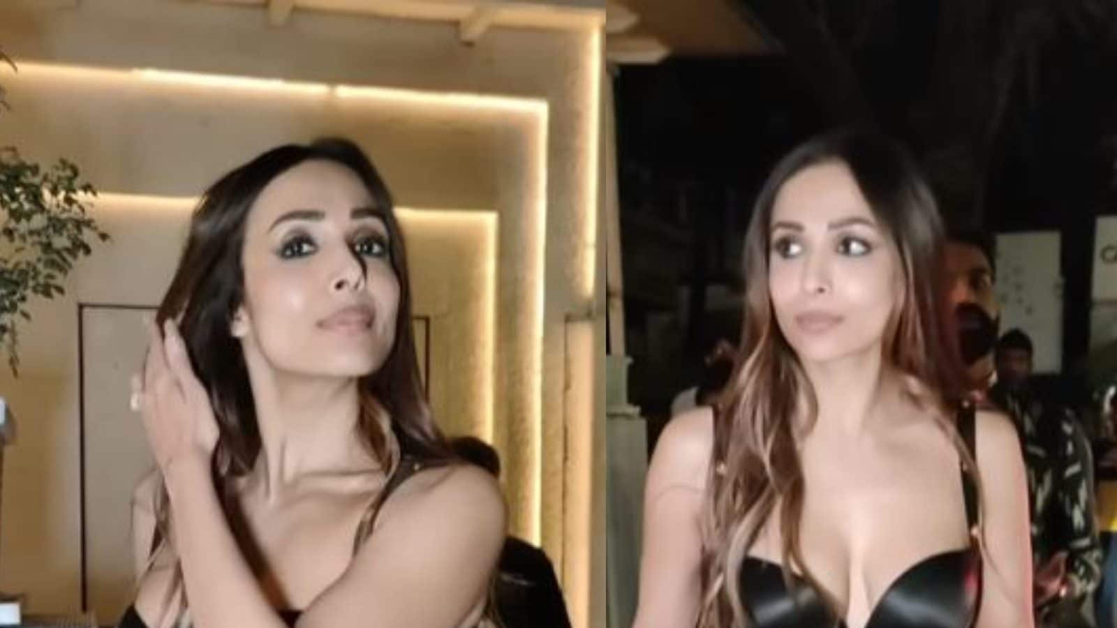 1600px x 900px - Malaika Arora Makes Heads Turn in Sexy Black Outfit, Netizens Impressed  With Her Style; Watch - News18
