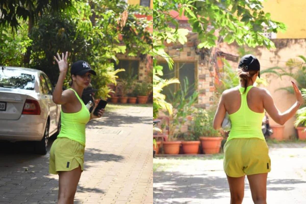 Malaika Arora Raises Temperature in Her Neon Athleisure as She is Clicked Outside Her Yoga Class, See Pics