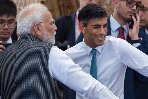 PM Modi Ѻ Rishi Sunak ٢ͧҪҳҨѡ㹡ûЪشʹ G20 բͧԹⴹ  (Ե/@عѡ)