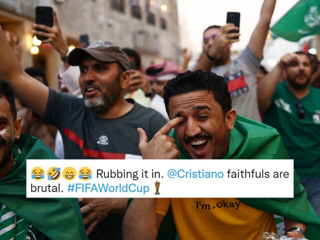 Saudi Arabia Fans Mock Messi With Ronaldo S Celebratory Siu After