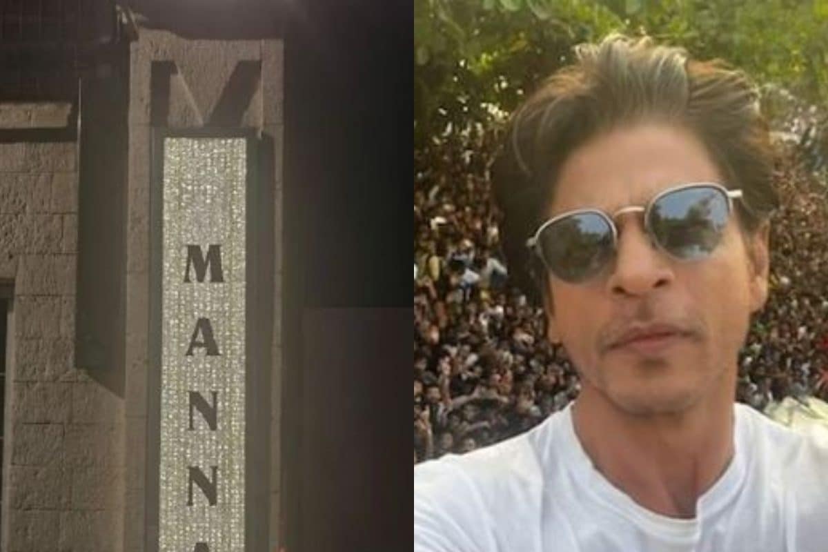 Shah Rukh Khan’s Mannat Gets New Diamond Name Plates, Fan Says ‘The Palace of the King’