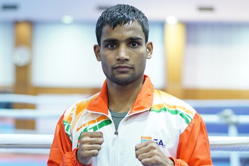 Indian boxer Sparsh Kumar (BAI)